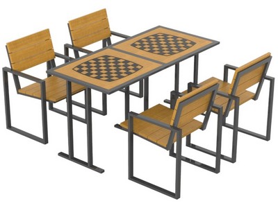 Стол шахматный парный 141.50