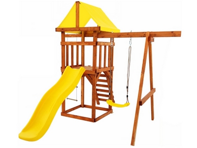 Детская игровая площадка Солнечная Мечта 2 с качелями и горкой